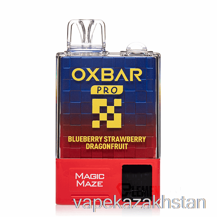 Vape Kazakhstan OXBAR Magic Maze Pro 10000 Disposable Blueberry Strawberry Dragonfruit